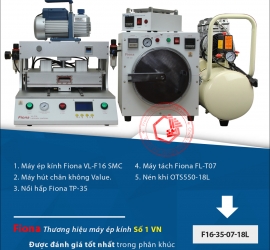 Bộ Máy Ép Kính Fiona F16SMC Ver 2018