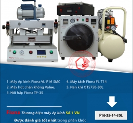 Bộ Máy Ép Kính Fiona F16SMC Ver 2018