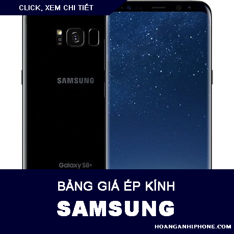 Thay ép mặt kính Samsung s7 s7 edge s8 s8plus note 5 rẻ hcm